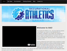 Tablet Screenshot of occupationalathletics.com